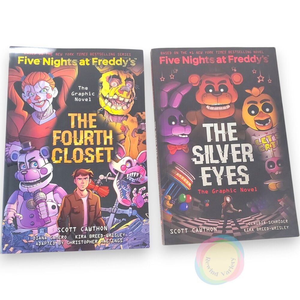 Scholastic Five Nights at Freddy's Graphic Novel Lot 2 Books
